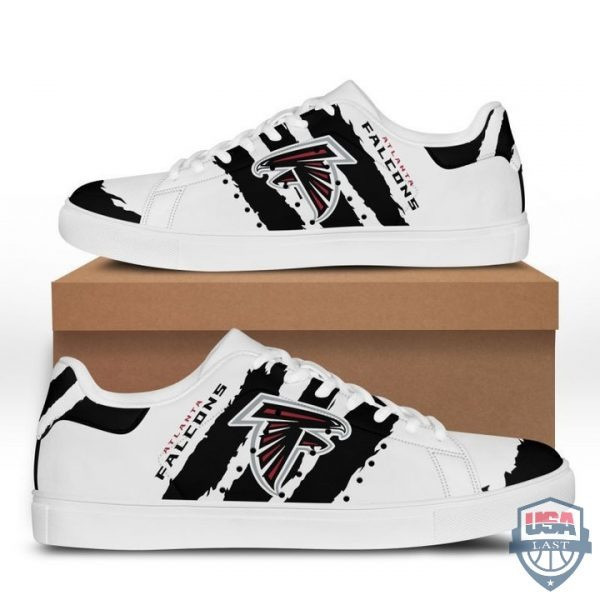 Atlanta Falcons Custom Sneakers Side View