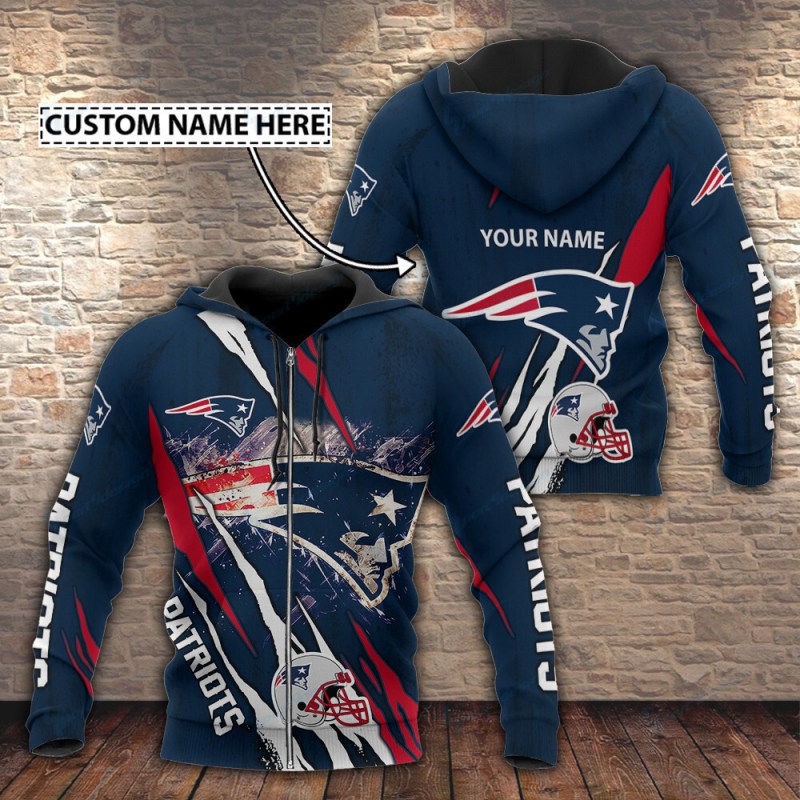 New England Patriots Customized Hoodie