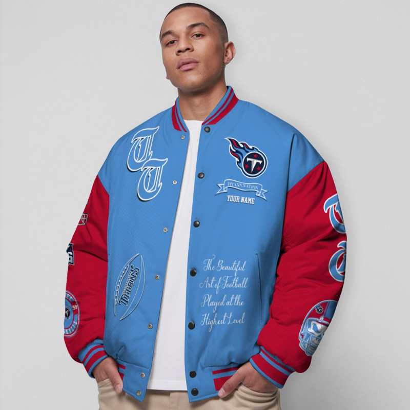 Tennessee Titans Varsity Jacket Image 1