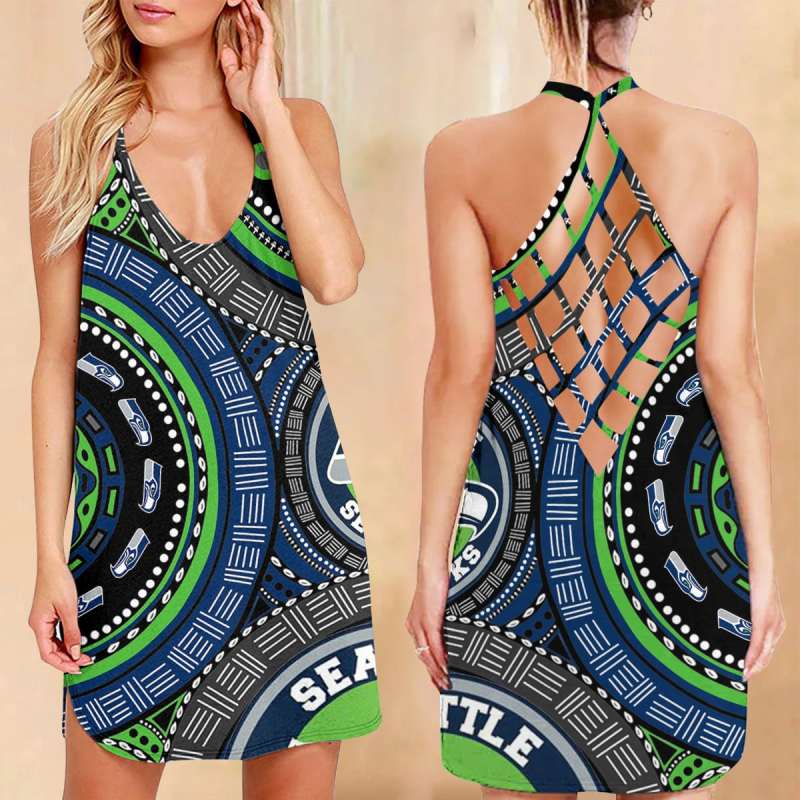 Seattle Seahawks Criss-Cross Dress