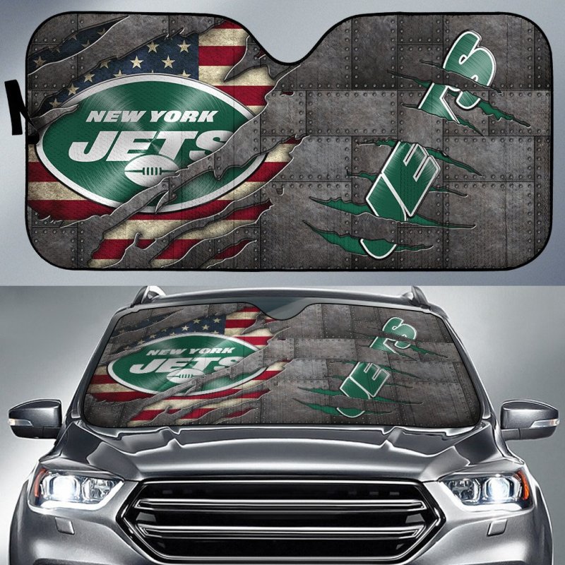 New York Jets Auto Sun Shade