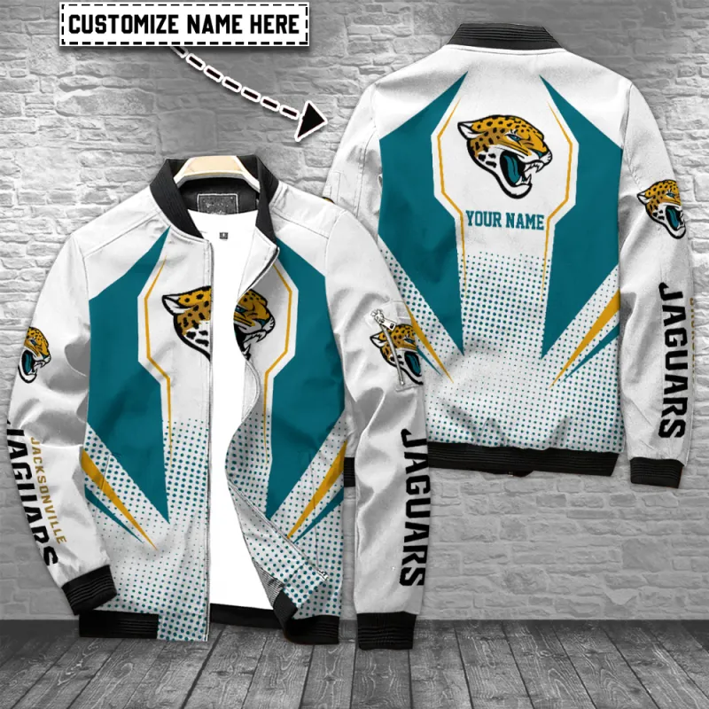 Jacksonville Jaguars Personalized Bomber Jacket