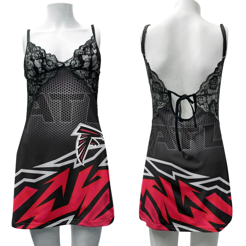 Atlanta Falcons Slip Dress Front