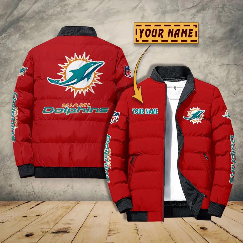 Personalized Miami Dolphins Jacket