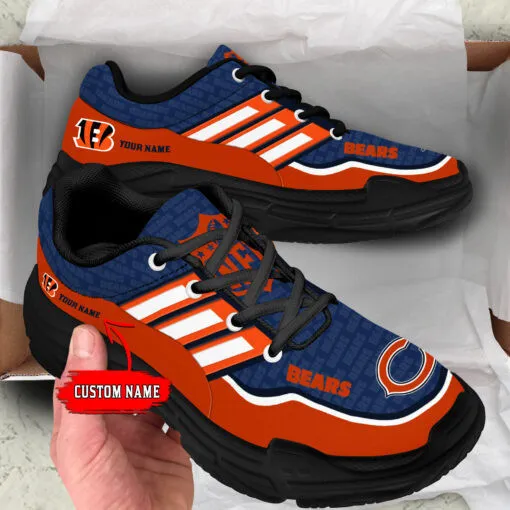 Chicago Bears Personalized Chunky Sneakers