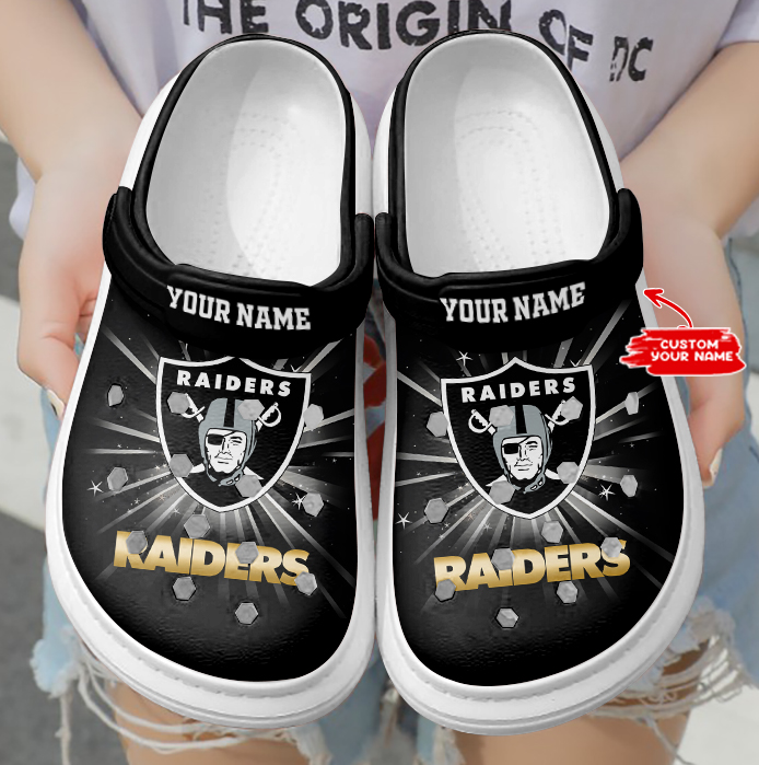 Las Vegas Raiders Personalized Limited Clog