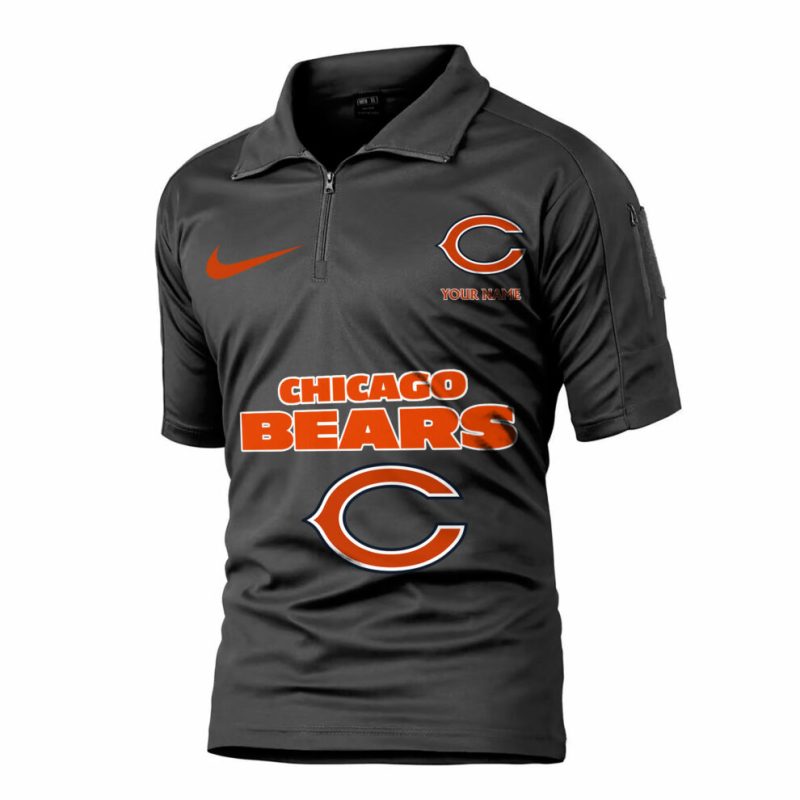 Chicago Bears Army Polo Shirt Image 1