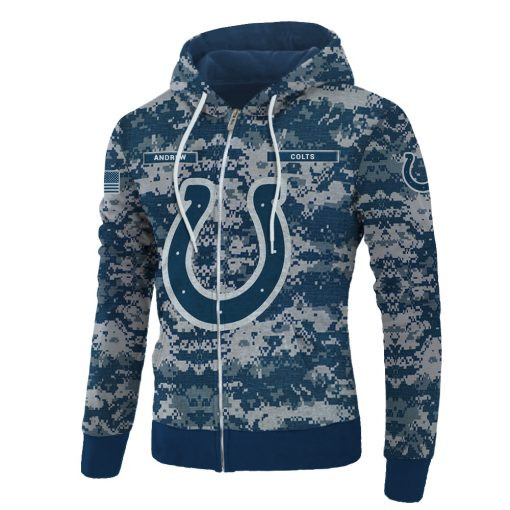 Indianapolis Colts Personalized Ugly Christmas Sweater 2