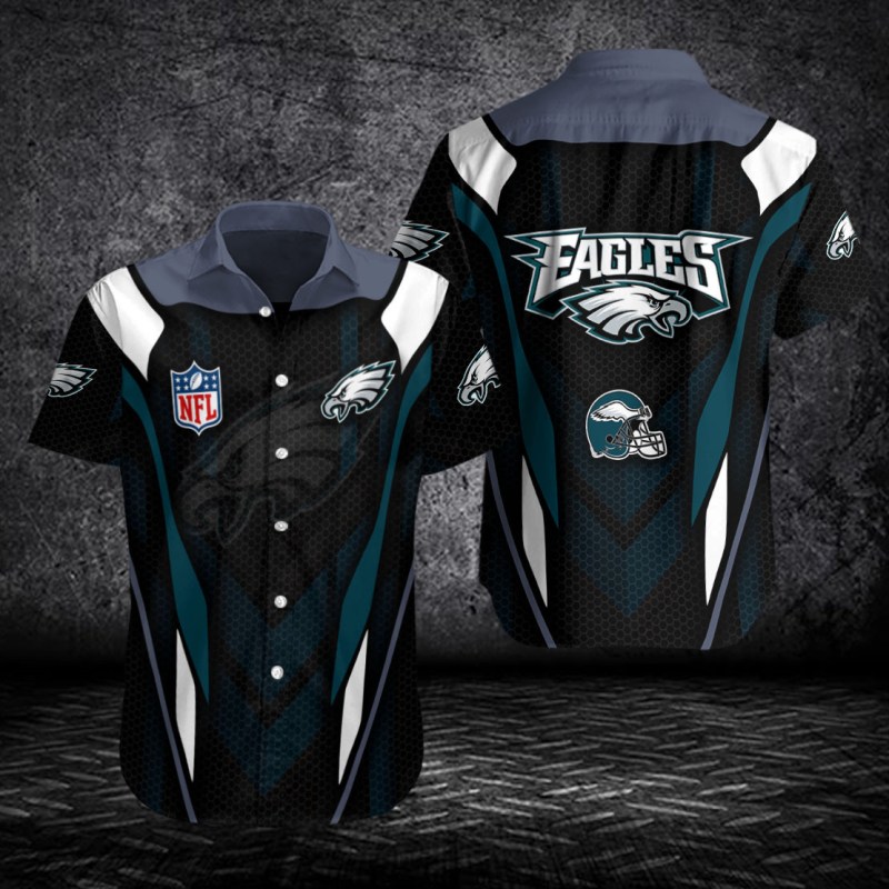 Sizing Chart for Philadelphia Eagles Button Shirt