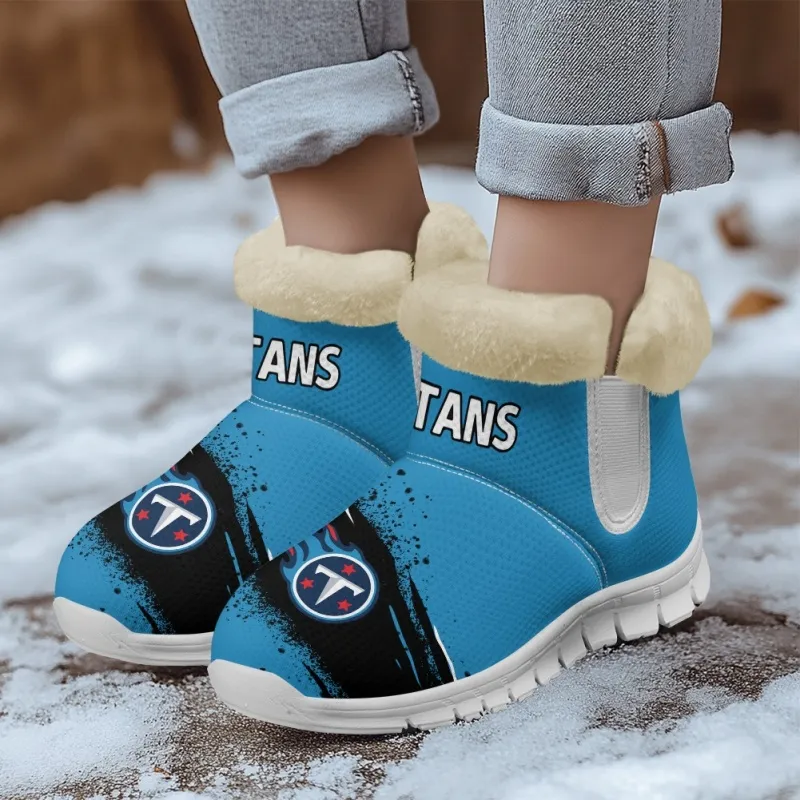 Tennessee Titans Comfy Winter Snow Boots Image 11
