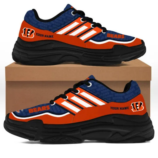Chicago Bears Personalized Chunky Sneakers