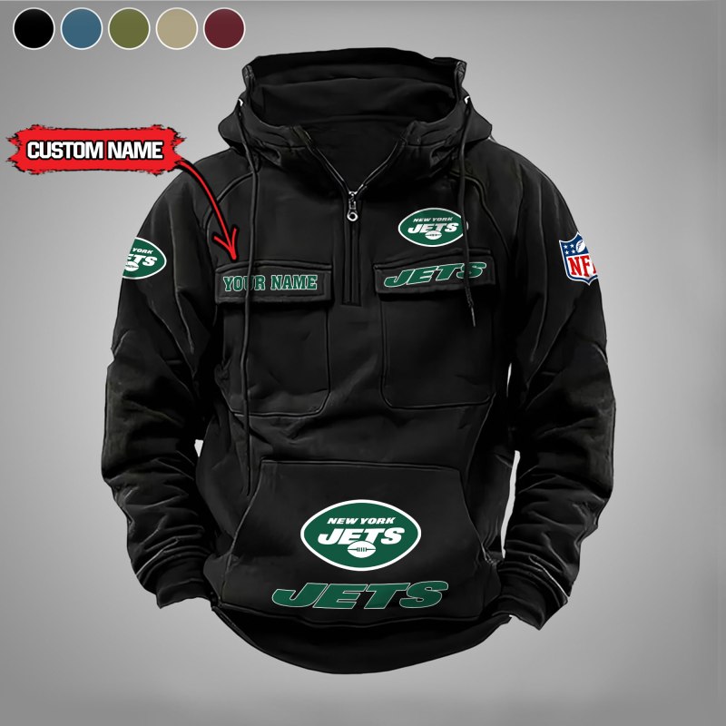 New York Jets Hoodie Black