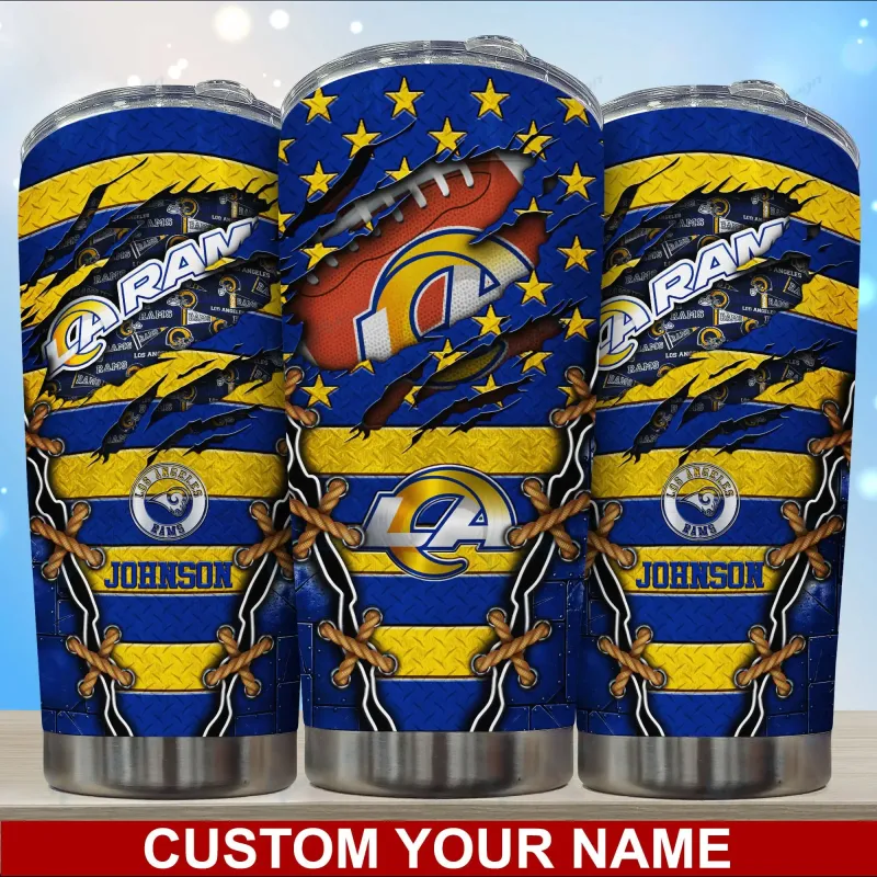 Los Angeles Rams Personalized Tumbler