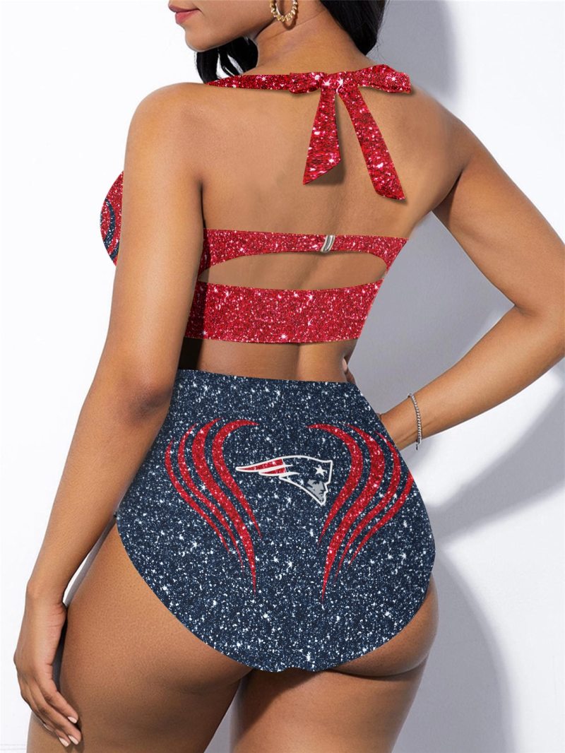 New England Patriots Sexy Print Bikini Swimsuit
