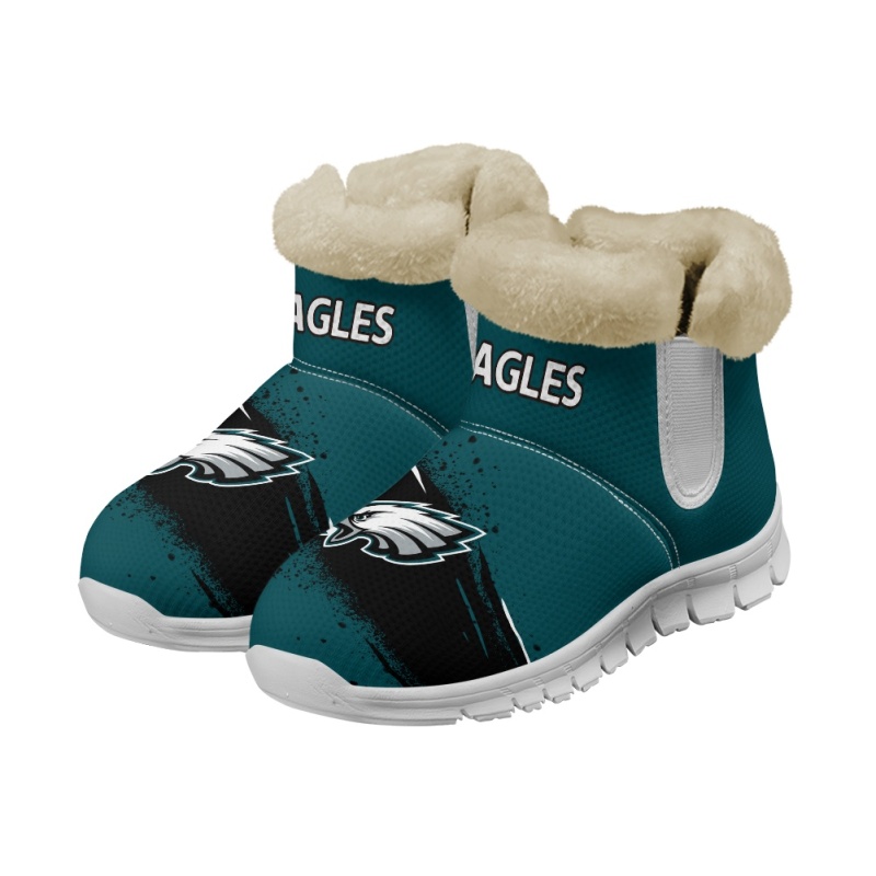 Philadelphia Eagles Comfy Winter Snow Boots Image 15