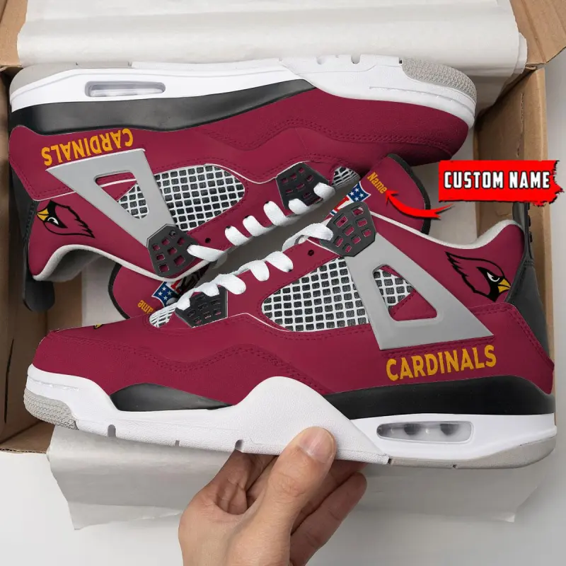 Arizona Cardinals AJ4 Sneaker Mockup 2