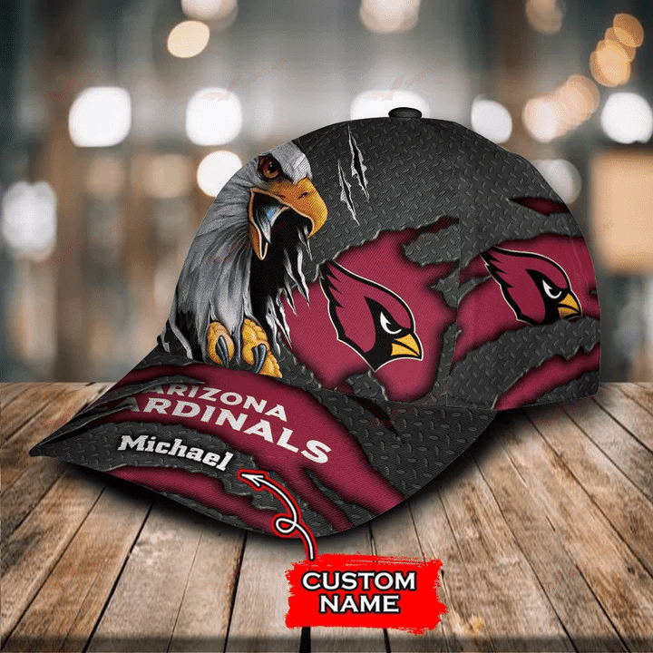 Arizona Cardinals Personalized Classic Cap 2