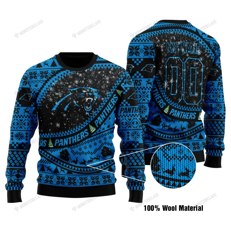 Carolina Panthers Woolen Sweater 113