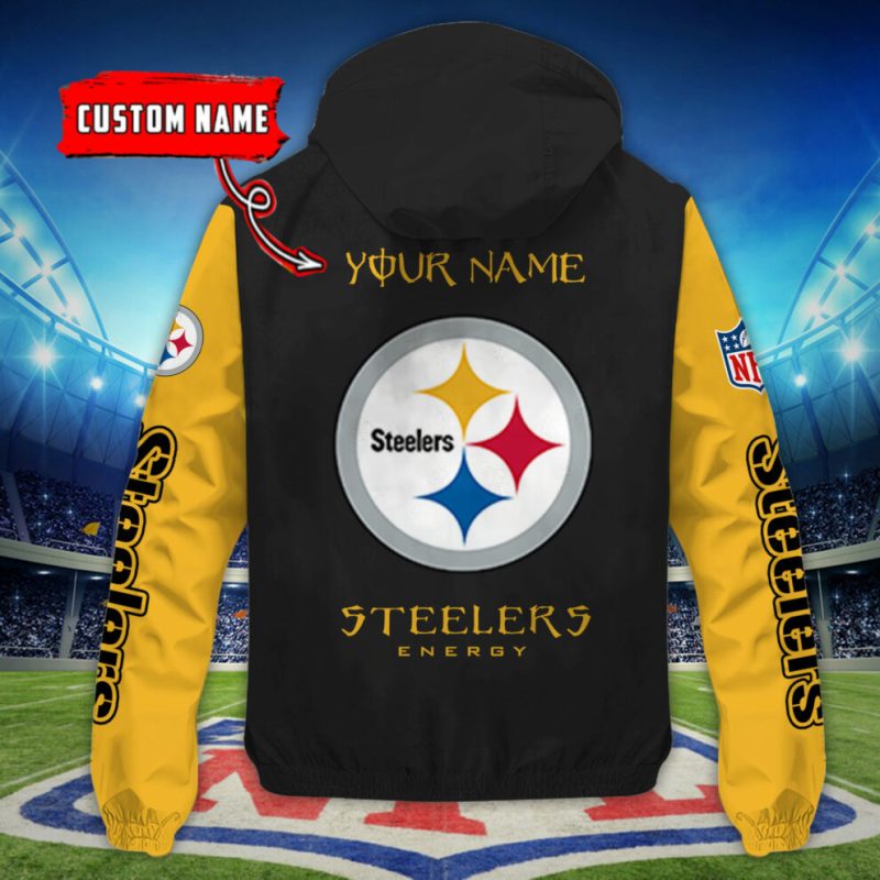 Pittsburgh Steelers Outdoor Jacket Back View