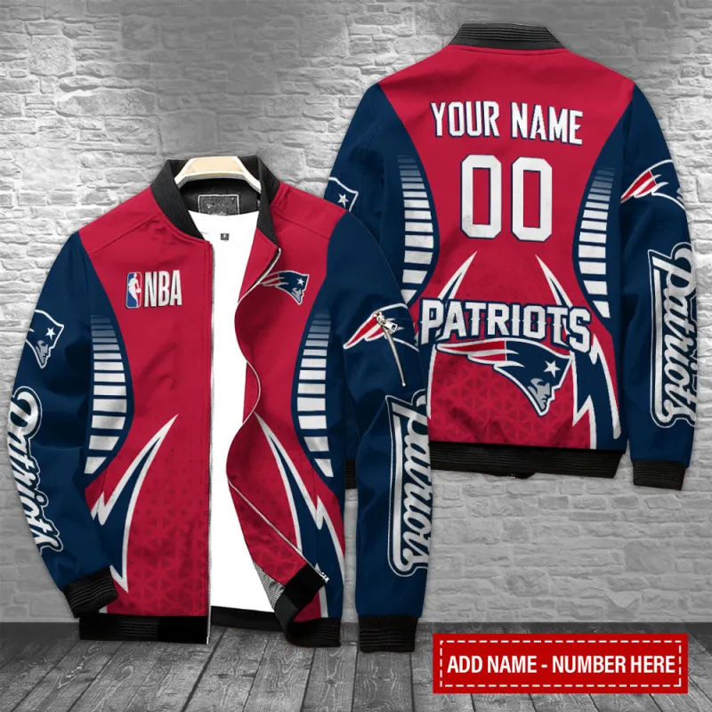 New England Patriots Personalized Bomber Jacket