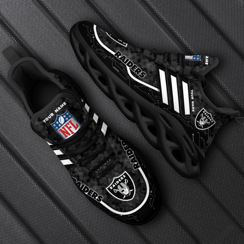 Las Vegas Raiders Yezy Running Sneakers
