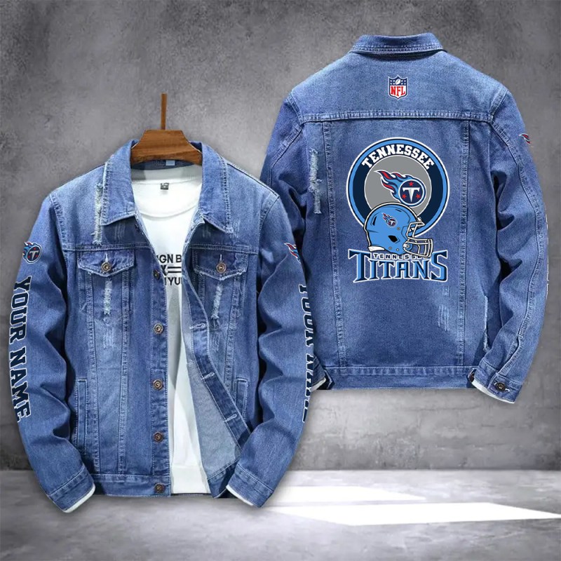 Tennessee Titans Denim Jacket Image 1