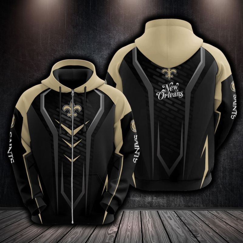 New Orleans Saints Hoodie Back View