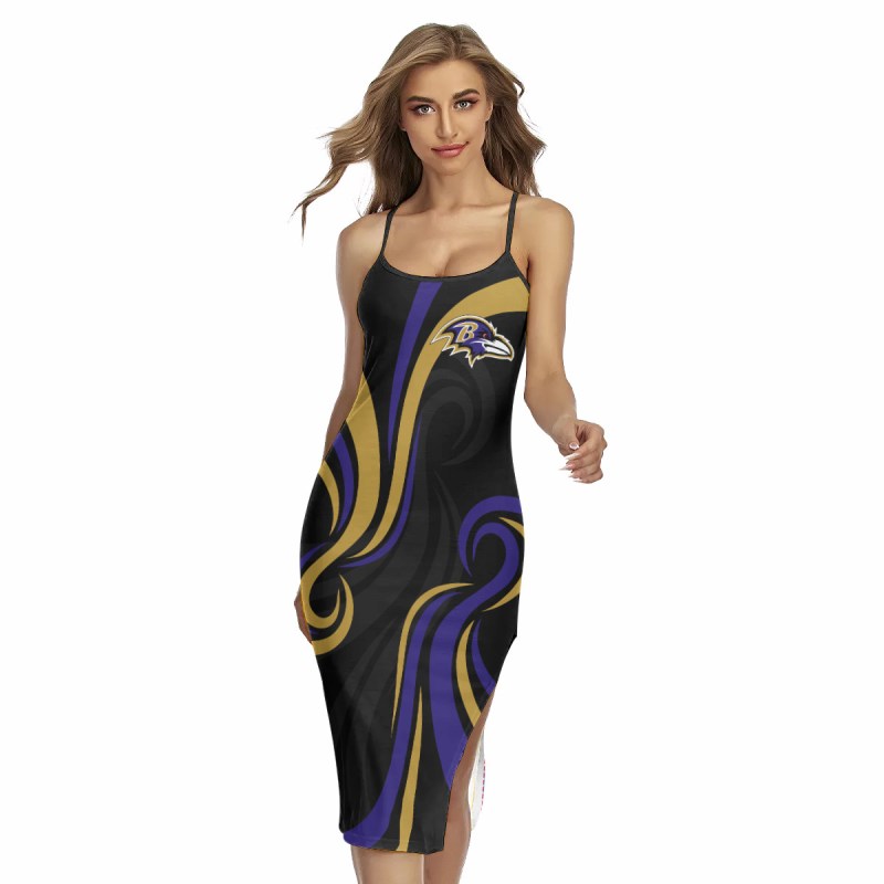 Baltimore Ravens Women's Back Cross Cami Dress