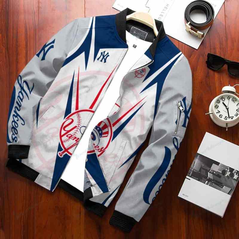 New York Yankees Bomber Jacket Front View