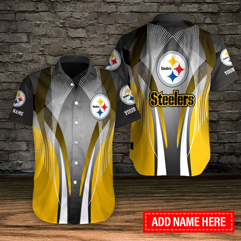 Pittsburgh Steelers Personalized Button Shirt Size Chart