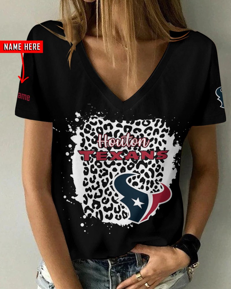 Houston Texans V-neck T-shirt Image 1