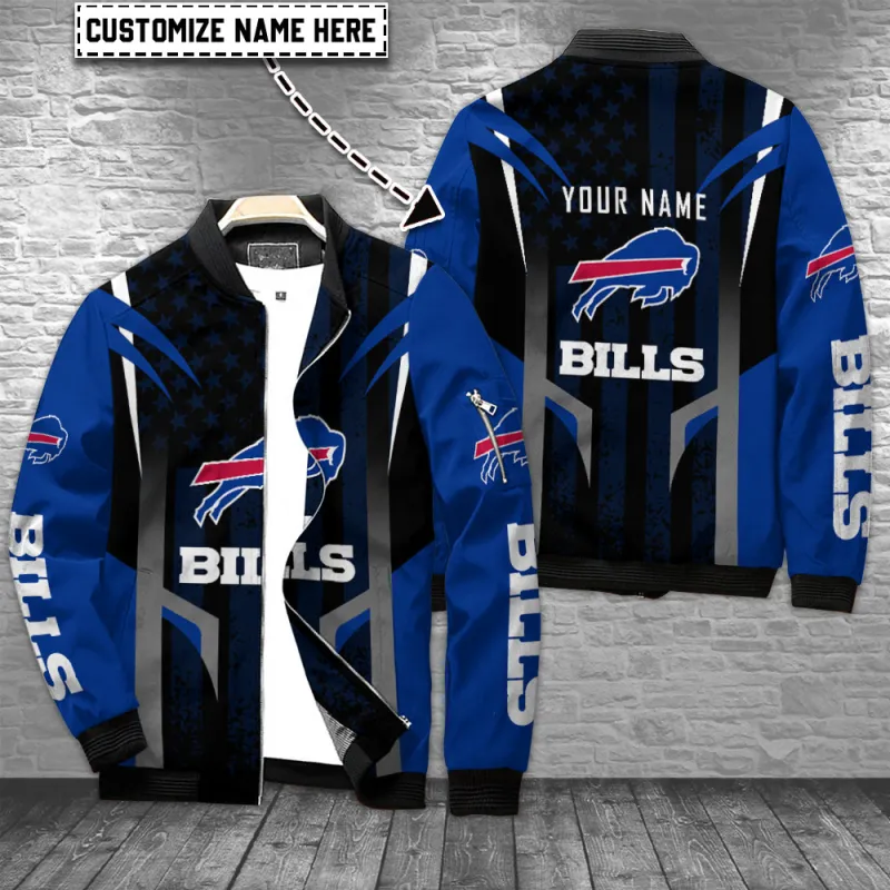 Buffalo Bills Personalized Bomber Jacket