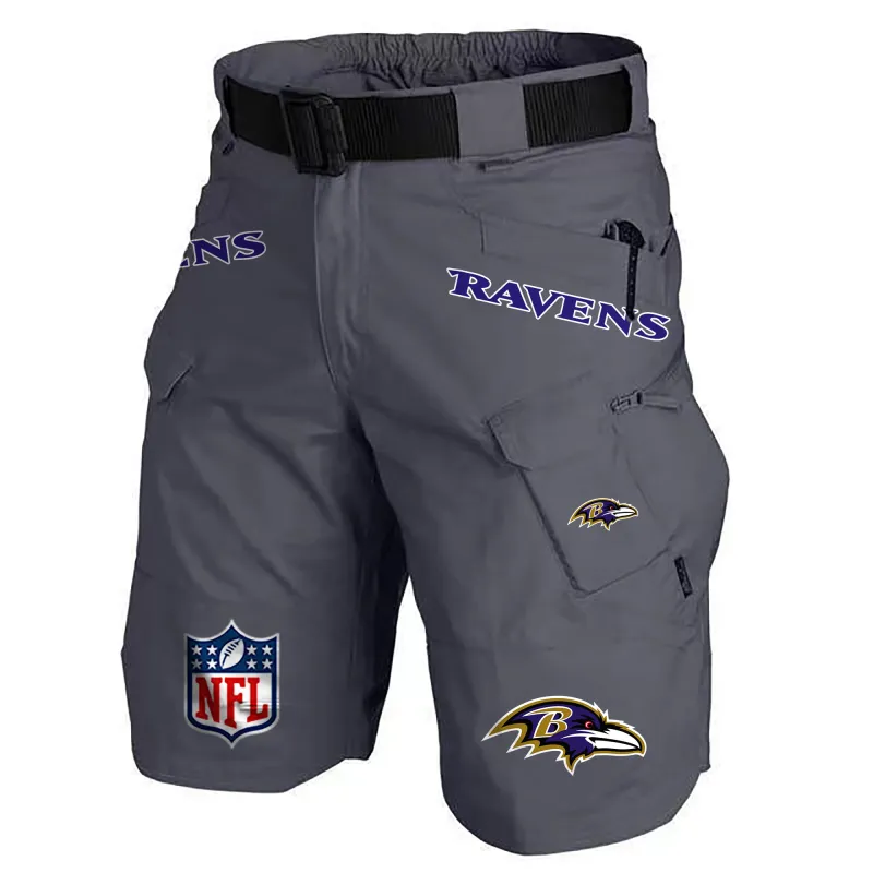 Baltimore Ravens Grey Shorts