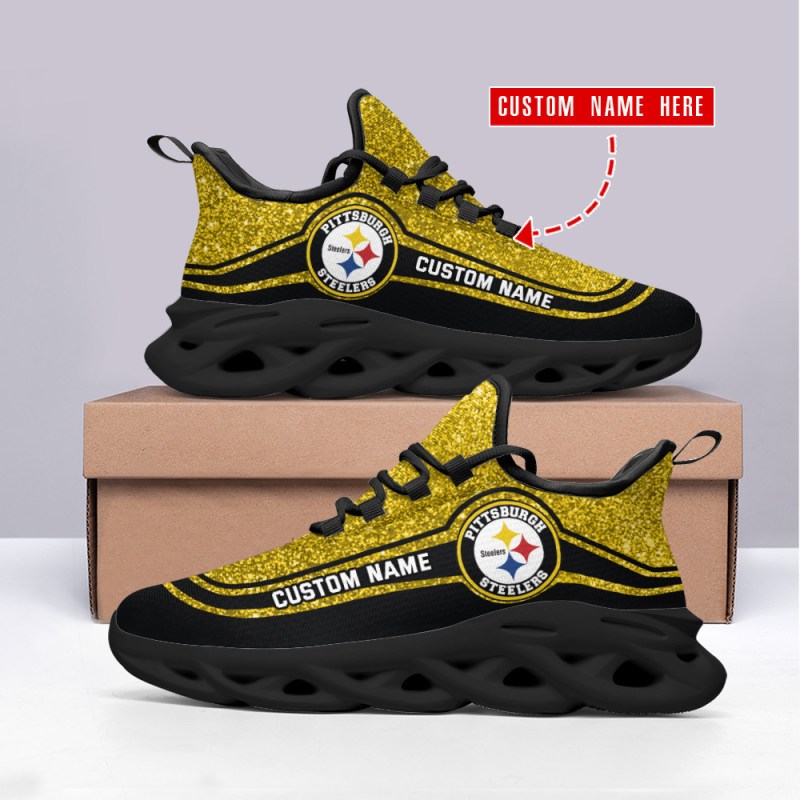 Pittsburgh Steelers Personalized Yeezy Running Sneakers