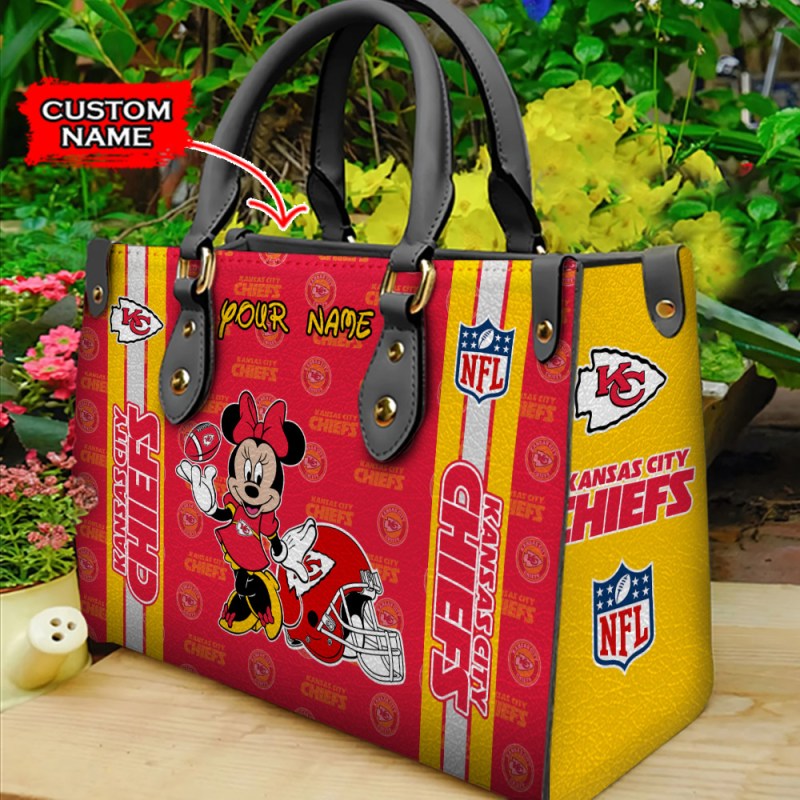 Kansas City Chiefs Leather Hand Bag
