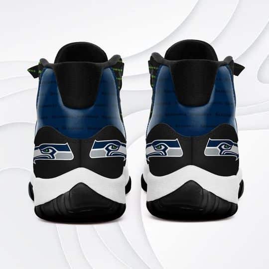 Seattle Seahawks AJD11 Sneakers 84 Side View