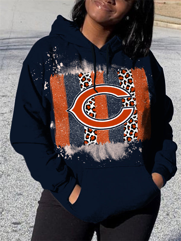 Chicago Bears 3D Printed Pocket Pullover Hoodie