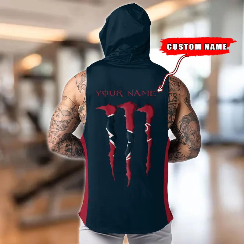 Houston Texans Hooded Tank Top Back View