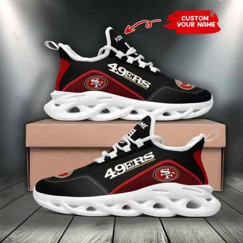 San Francisco 49ers Personalized Yezy Running Sneakers