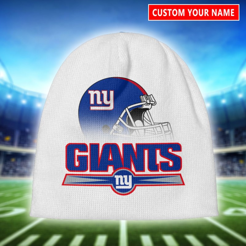 New York Giants Personalized Wool Beanie