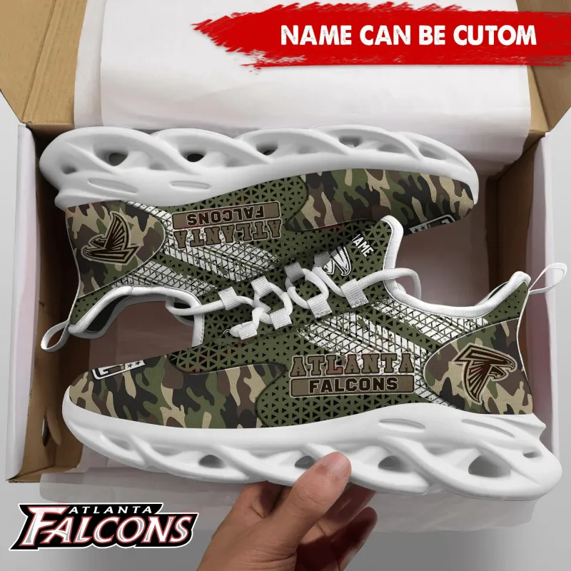 Atlanta Falcons Personalized Yezy Running Sneakers