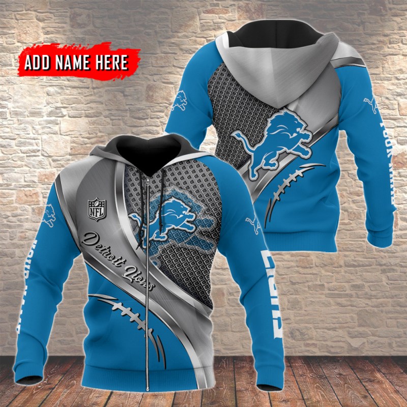 Detroit Lions Personalized Hoodie