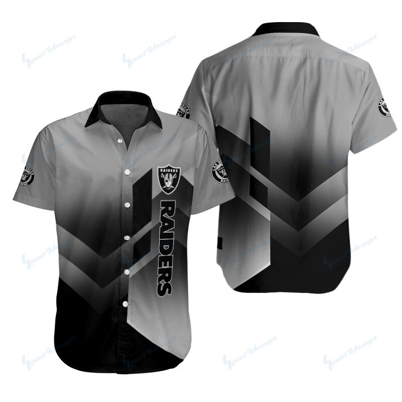 Sizing Chart for Las Vegas Raiders Button Shirt