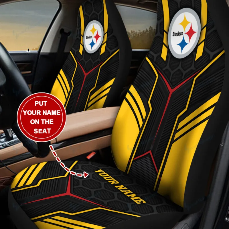 Pittsburgh Steelers Personalized Car Seat Covers