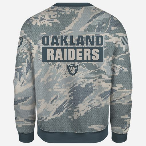 Las Vegas Raiders Personalized All Over Printed Sweater 8