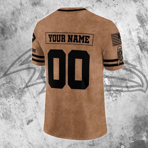 Baltimore Ravens V-neck Jersey Back