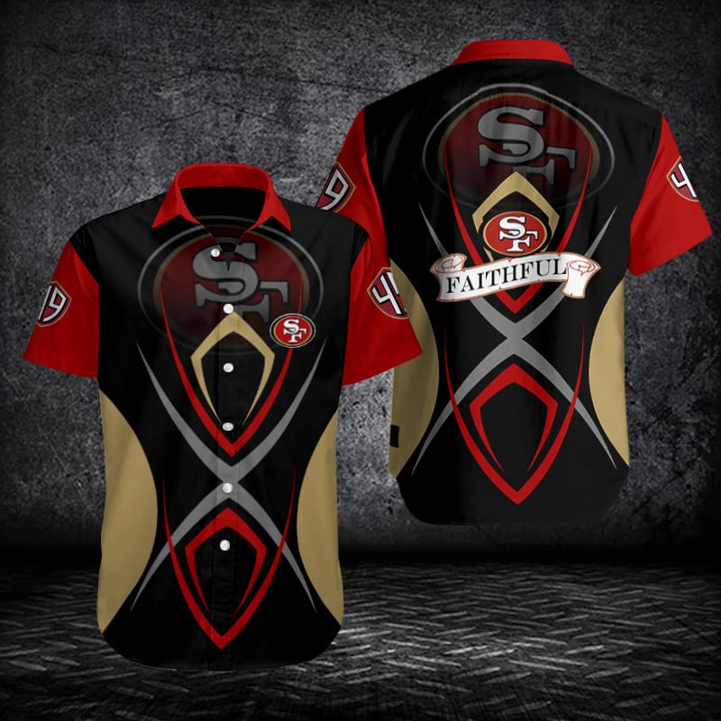 San Francisco 49ers Button Shirt Sizing Chart