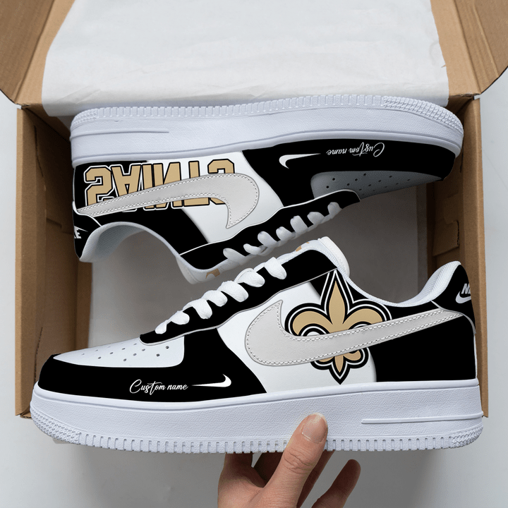 Custom Name Shoes for New Orleans Saints Fans