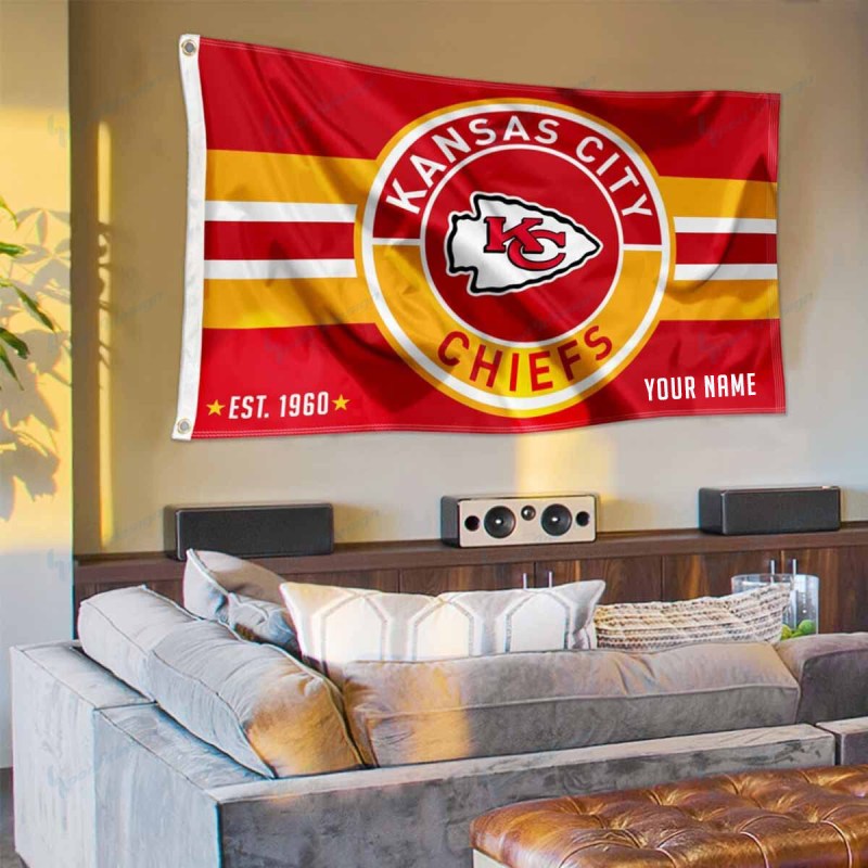 Kansas City Chiefs Flag - Front View