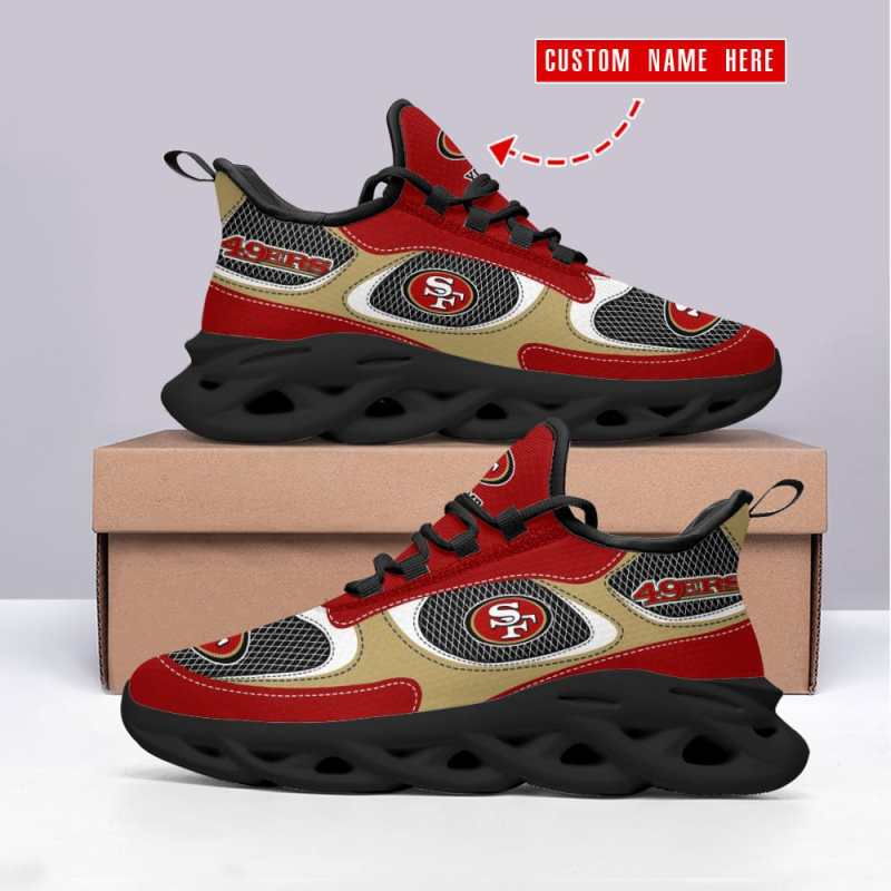 San Francisco 49ers Customized Yezy Sneakers